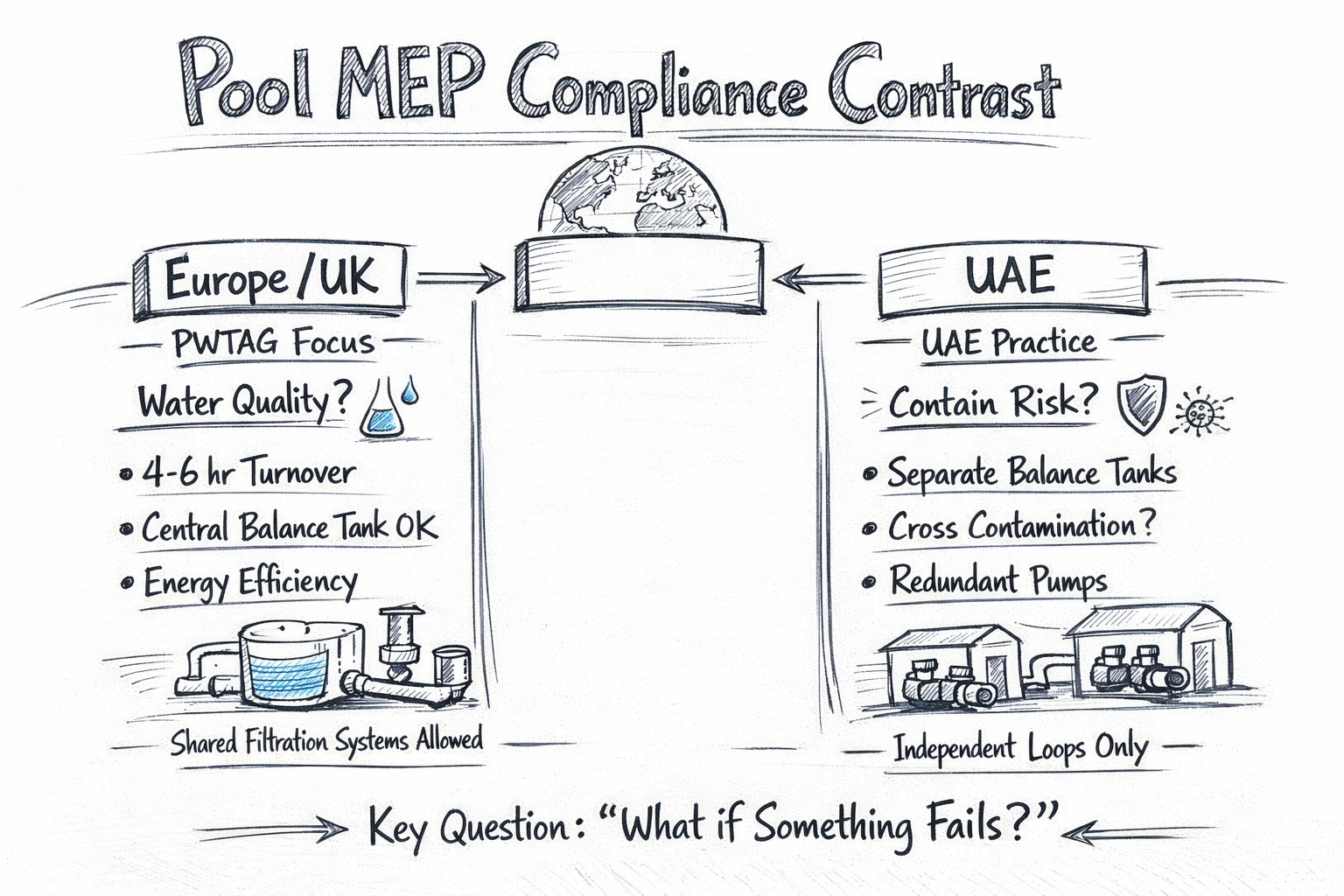 The Hidden Regulatory Wall in Global Pool MEP Design